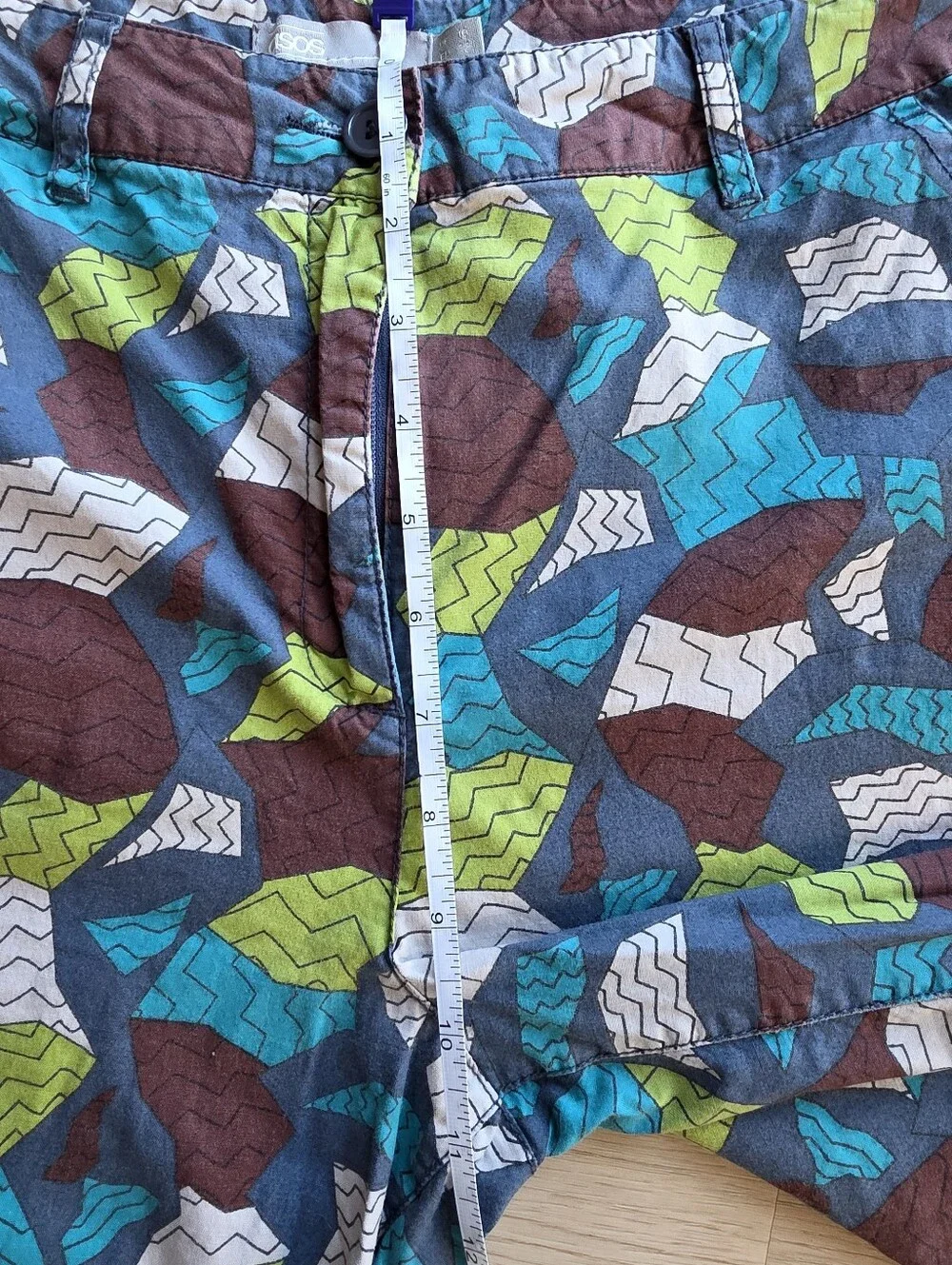 ASOS Multicolor Geometric Print Capris - Picture 8 of 9